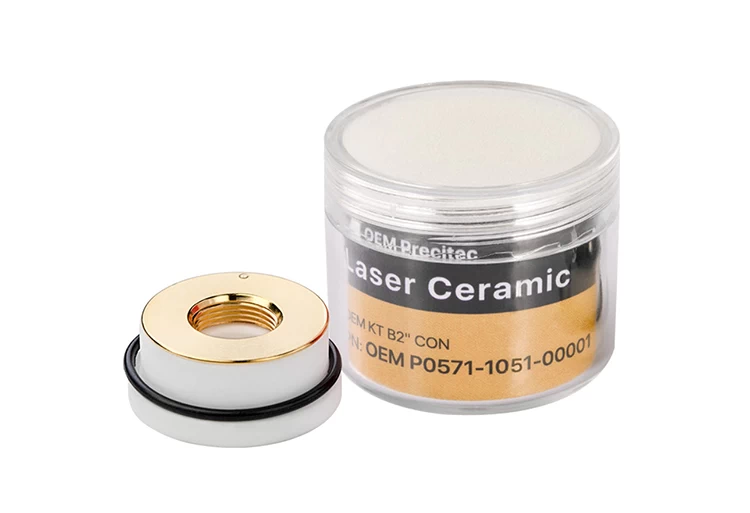 Gold-plated Laser Ceramics D28 for Precitec - 4