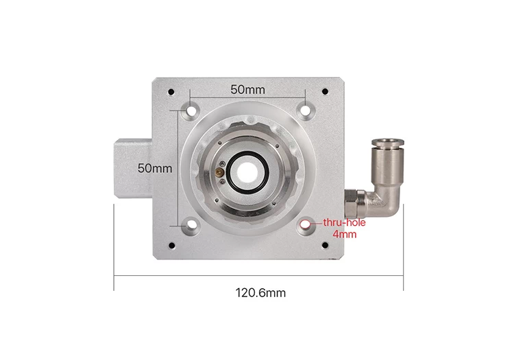 Nozzle Connector for 3D Raytools Laser Cutting Head - 4