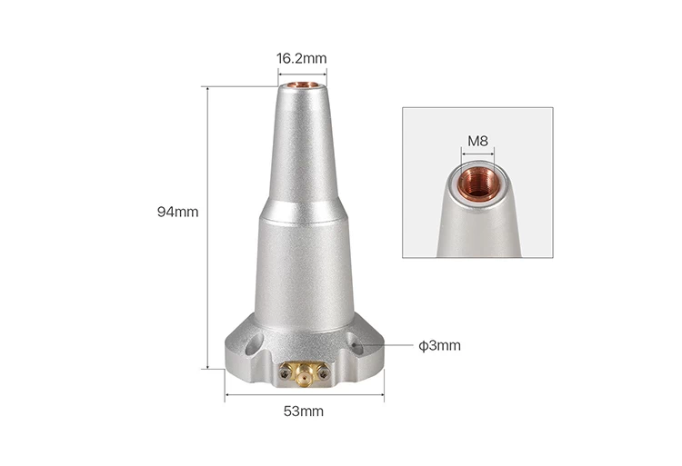 Nozzle Connector for 3D Raytools Laser Cutting Head - 4