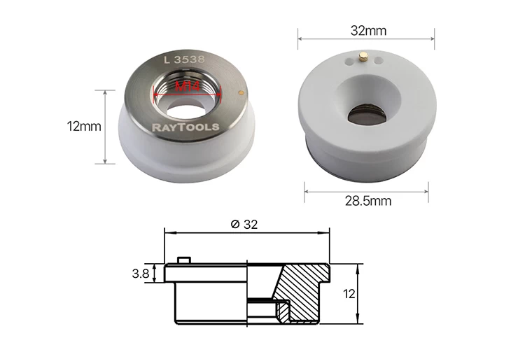 Original Laser Ceramics for Raytools - 3