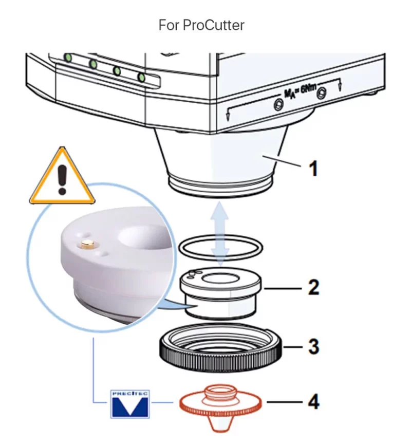 KT XB Laser Ceramics for Precitec ProCutter - Product Details 3