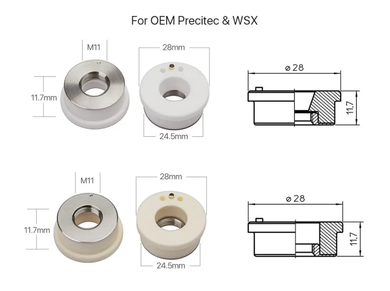 Laser Cutting Ceramics for Precitec WSX - Product Details 3