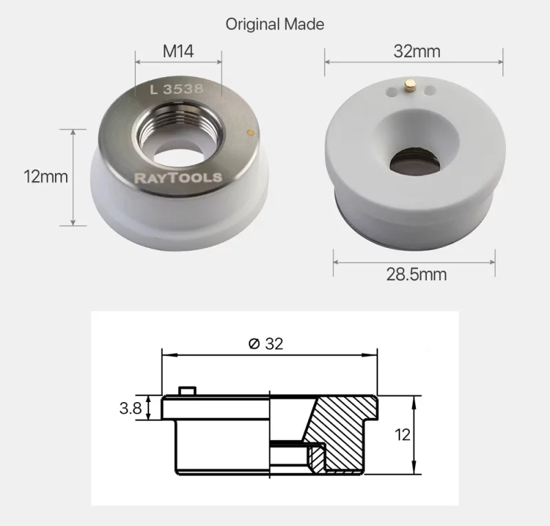 Original Laser Ceramics for Raytools - Product Details 1