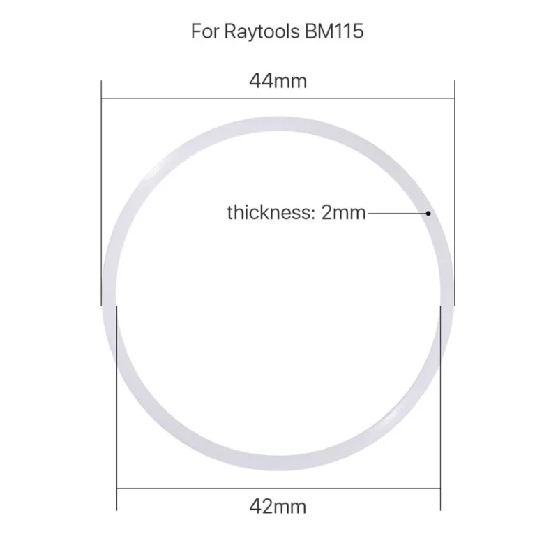 Sealing Rings for Raytools BM115 - Product Details 1