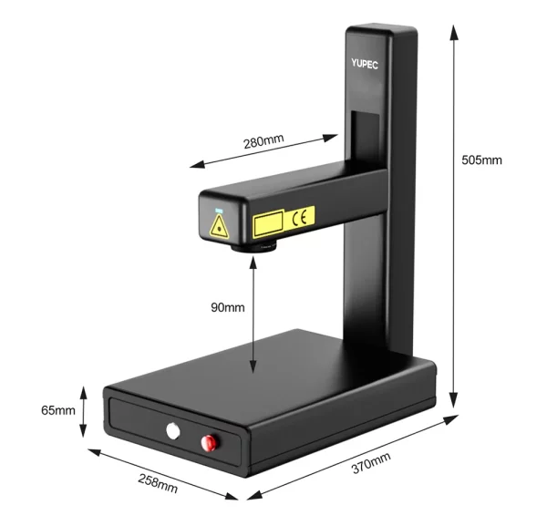SmartNova Laser Marking Machine Size